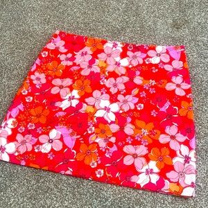 Talbots brightly colored floral pencil skirt. Size 18. Fully lined.
